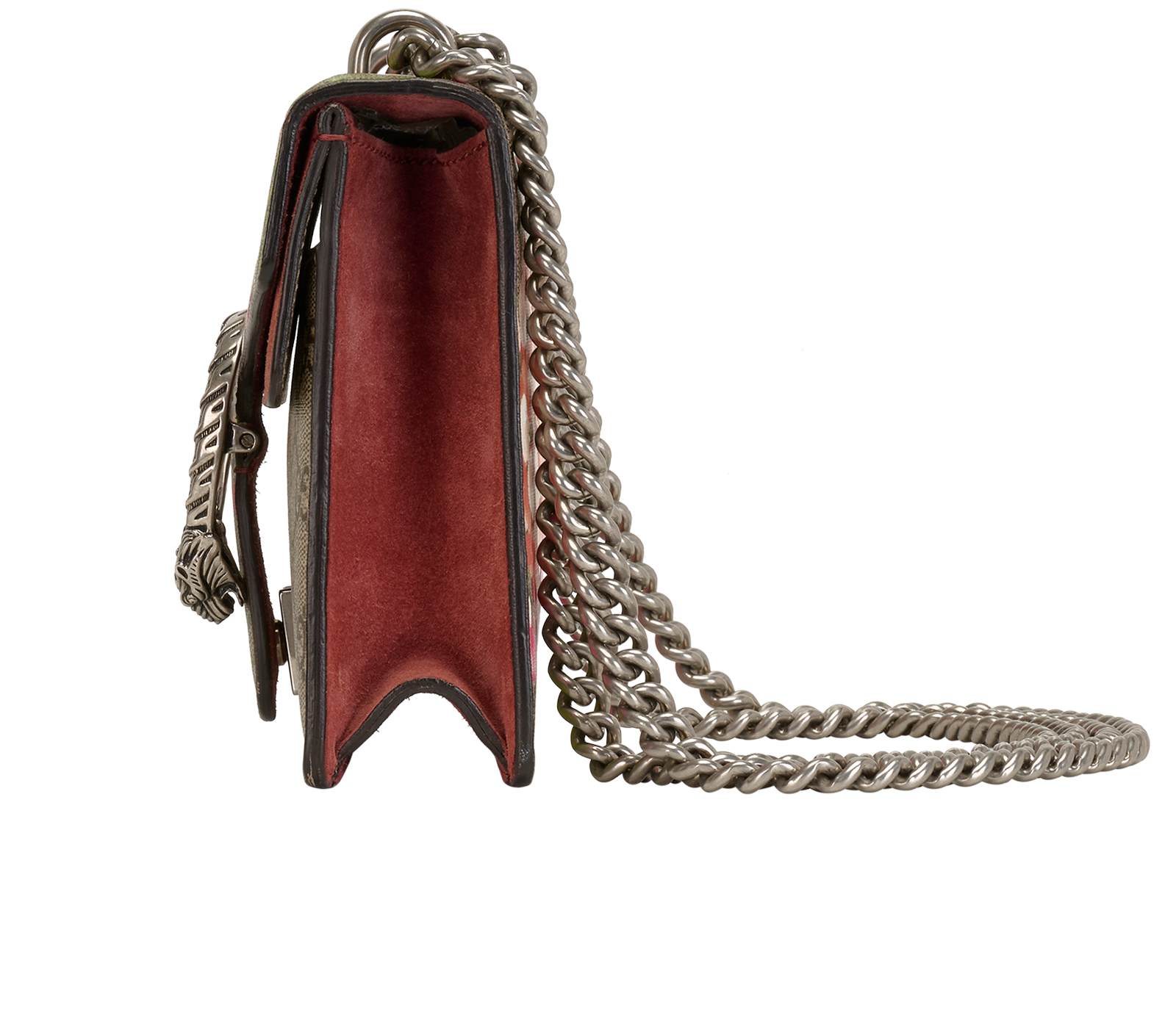 Dionysus Blooms WOC, &pound;750, Handbags, Beige/Pink, Canvas, Bottom view